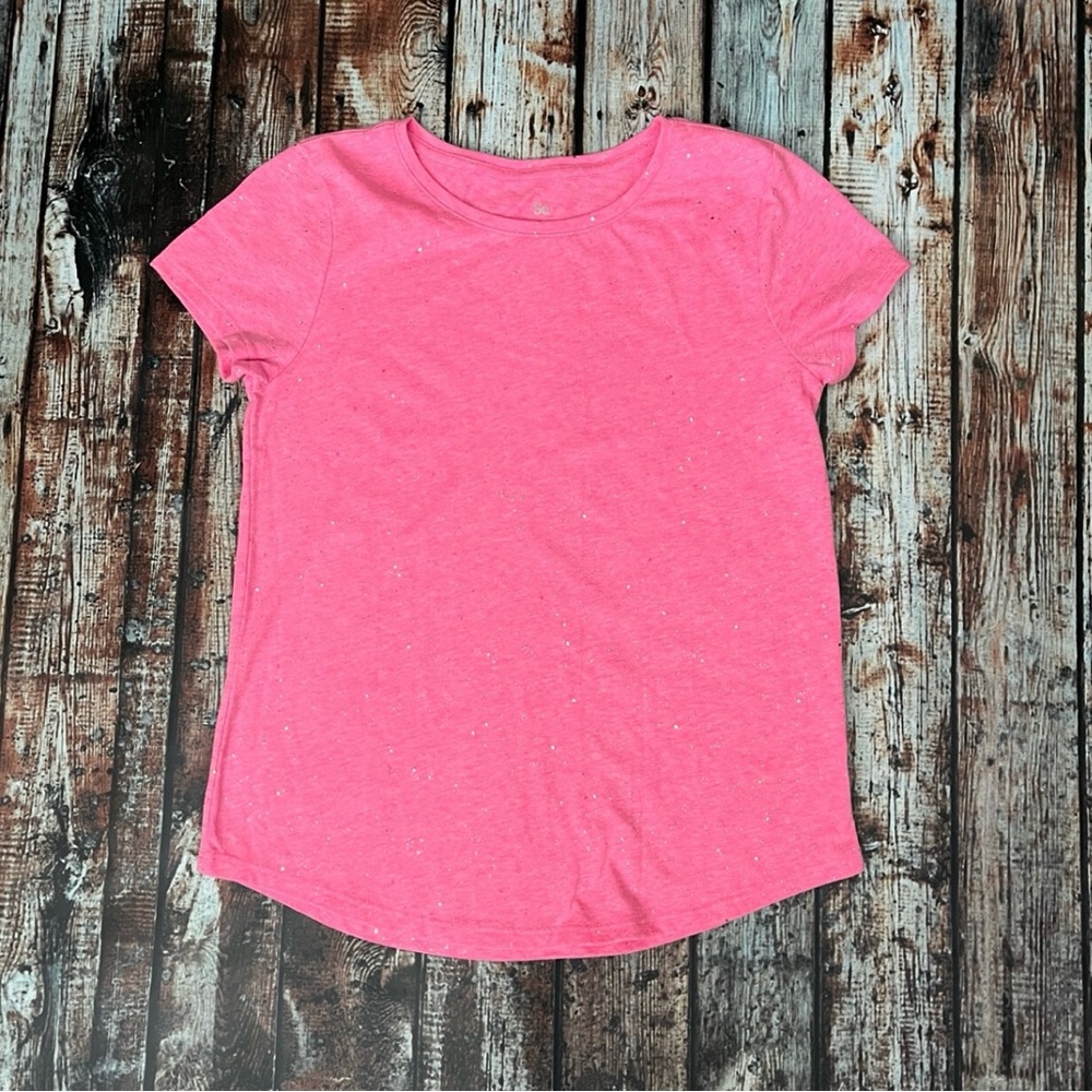 SO Vibrant Pink Favorite Glitter Tee